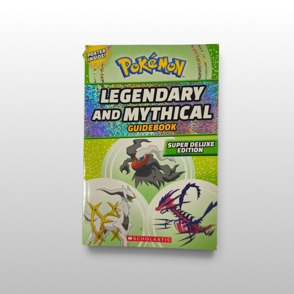 Scholastic Pokemon Legendary and Mythical Guidebook OS Green Good Super Deluxe